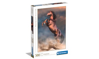 Puzzle Wild Red Stallion 500 Teilen 49 x 36 cm Wilder roter Hengst