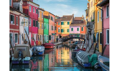 Burano in Italien