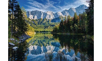 Eibsee mit Wettersteingebirge und Zugspitze