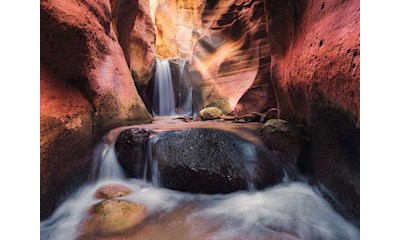 Der Wasserfall im Red Canyon