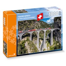 Glacier Express auf Landwasserviadukt