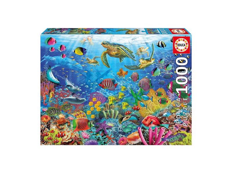 EDUCA Puzzle Unterwasserwelt Anz Teile 1000 Puzzle Welt Ch