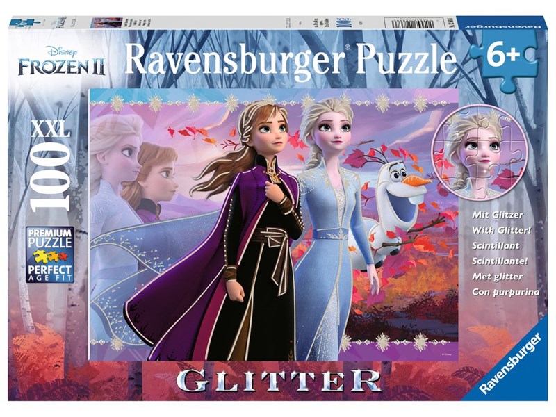 Puzzle Teile: Die 100, Anz. Ravensburger Schwestern Starke Eiskönigin Frozen, (Frozen)